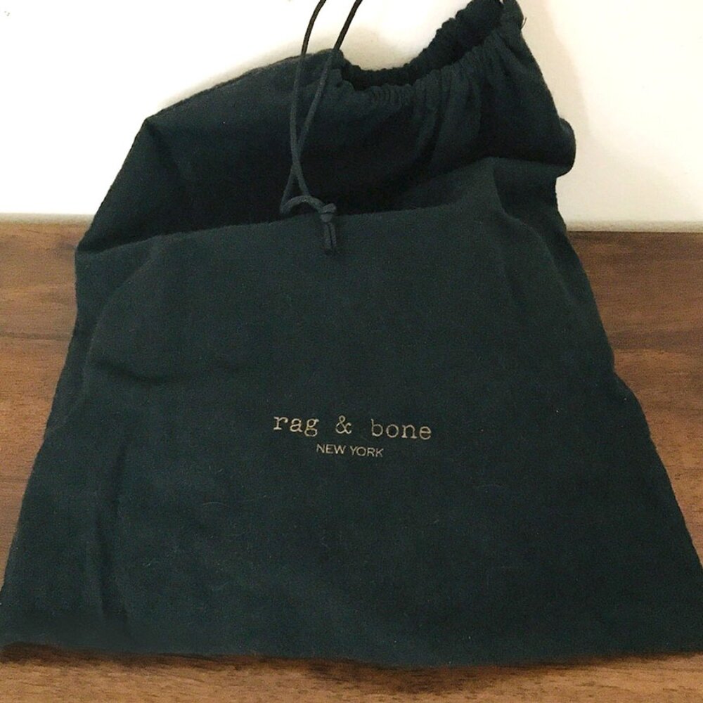Brand New RAG & BONE Mila Black Canvas Slide Sandals Size 7 - Picture 4 of 4